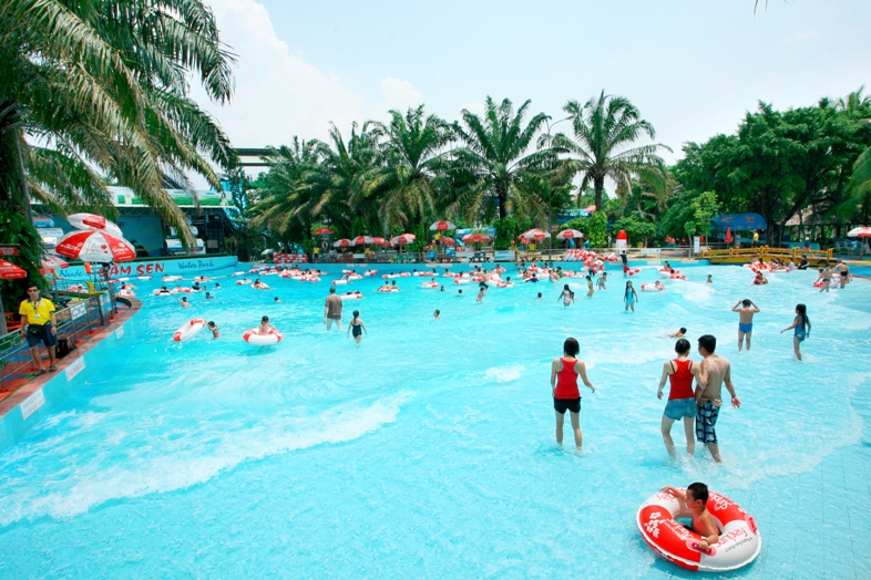 Hồ Tạo Sóng – Wave pool – Đầm Sen Nước – Công viên nước Đầm Sen ...
