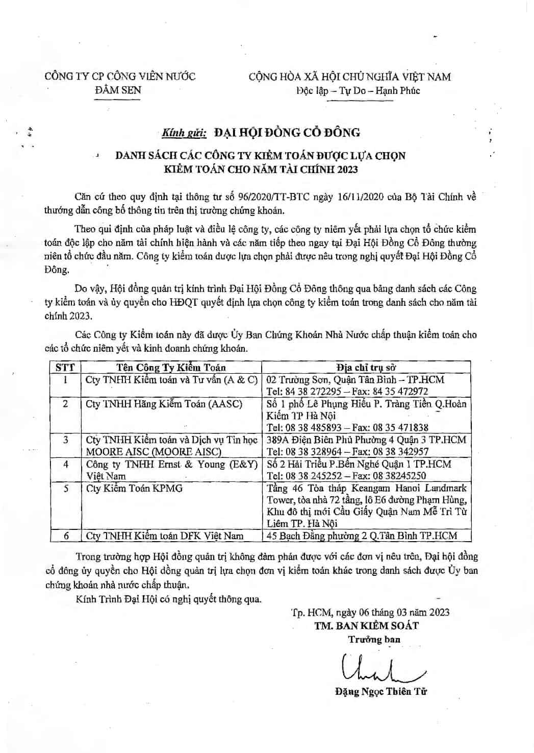 10 TT danh sach Don vi kiem toan BCTC 2023 pdf