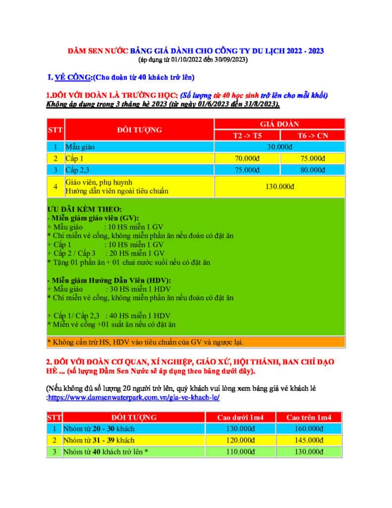 Đầm Sen Nước – Công viên nước Đầm Sen – Dam Sen Water Park – Ốc đảo xanh mát giữa thành phố