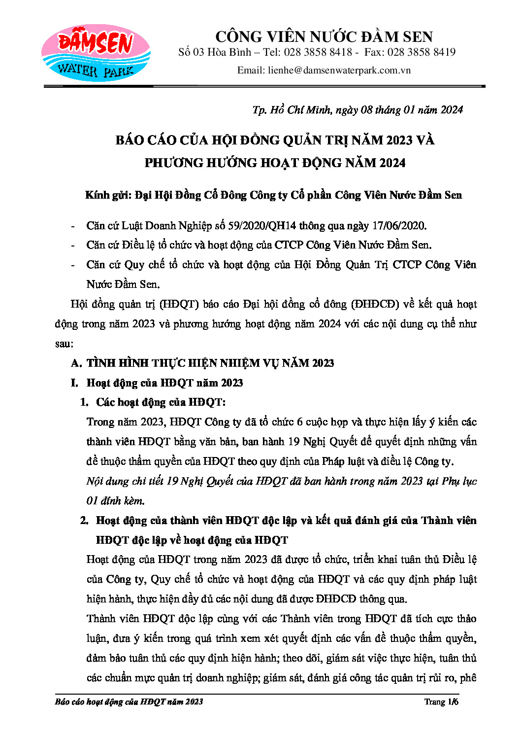 05. DSN Bao cao HDQT 2023 trinh bay tai DHDCD nam 2024 SUAfn pdf