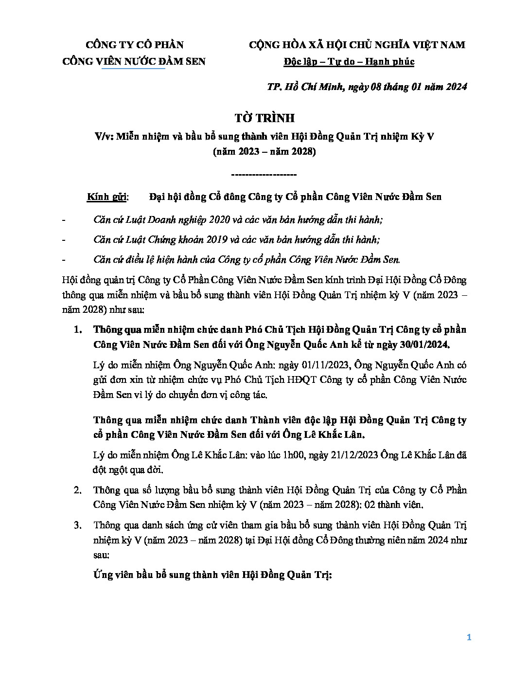 15.1. DSN To trinh Mien nhiem va Bau Bo sung TVHDQT Nhiem Ky V 2023 2028 pdf