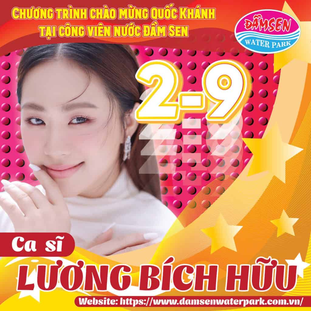 ca sỹ lương bích hữu tại đầm sen nước lễ 2-9