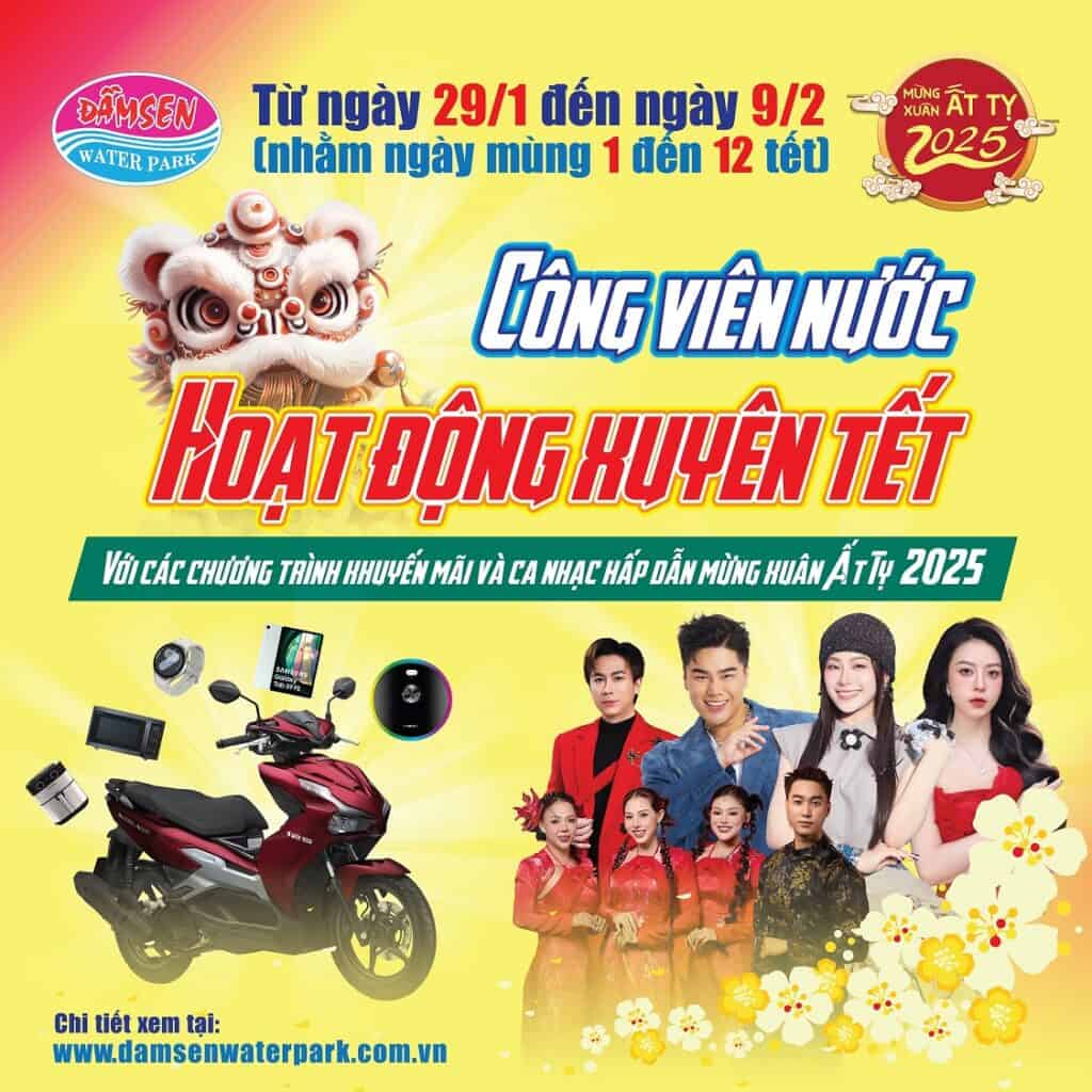 Đầm Sen Nước – Công viên nước Đầm Sen – Dam Sen Water Park – Ốc đảo xanh mát giữa thành phố