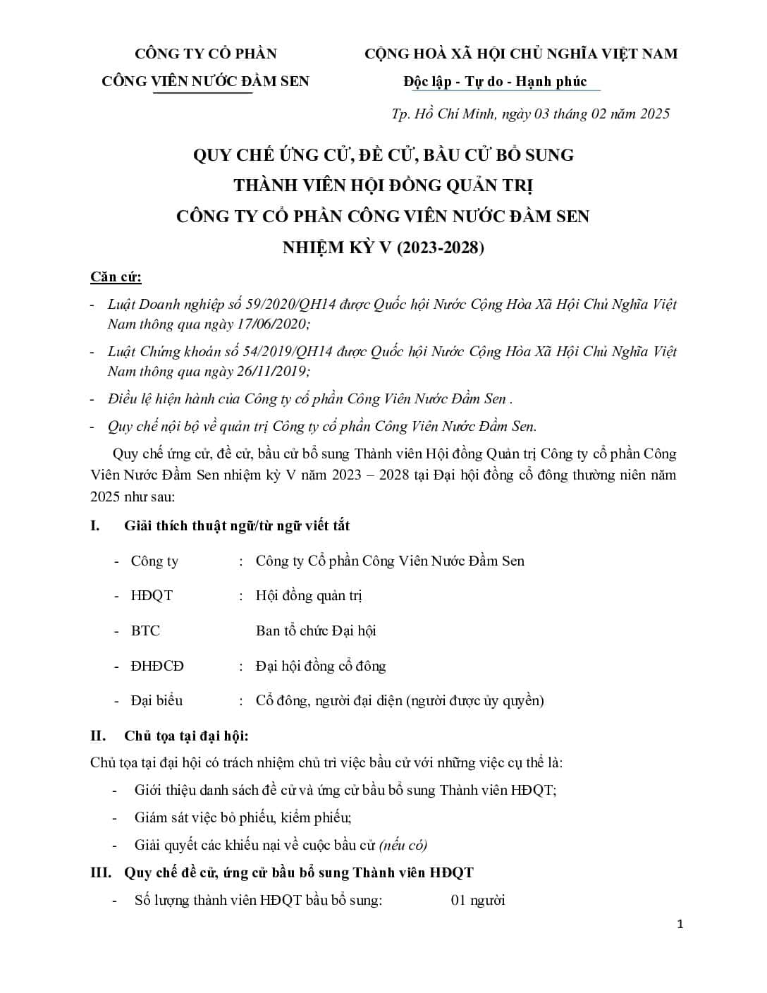 14. Quy che ung cu de cu bau bo sung HDQT nam 2025 V E pdf