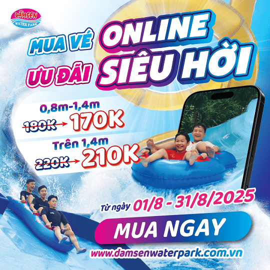 Đầm Sen Nước – Công viên nước Đầm Sen – Dam Sen Water Park – Ốc đảo xanh mát giữa thành phố