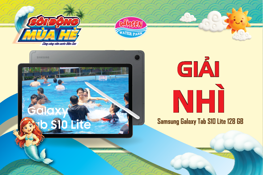 Danh sách trúng thưởng đợt 1 - Sôi Động Mùa Hè cùng Đầm Sen Nước 2026 8 Giải Nhì Samsung Galaxy Tab S10 lite 128GB