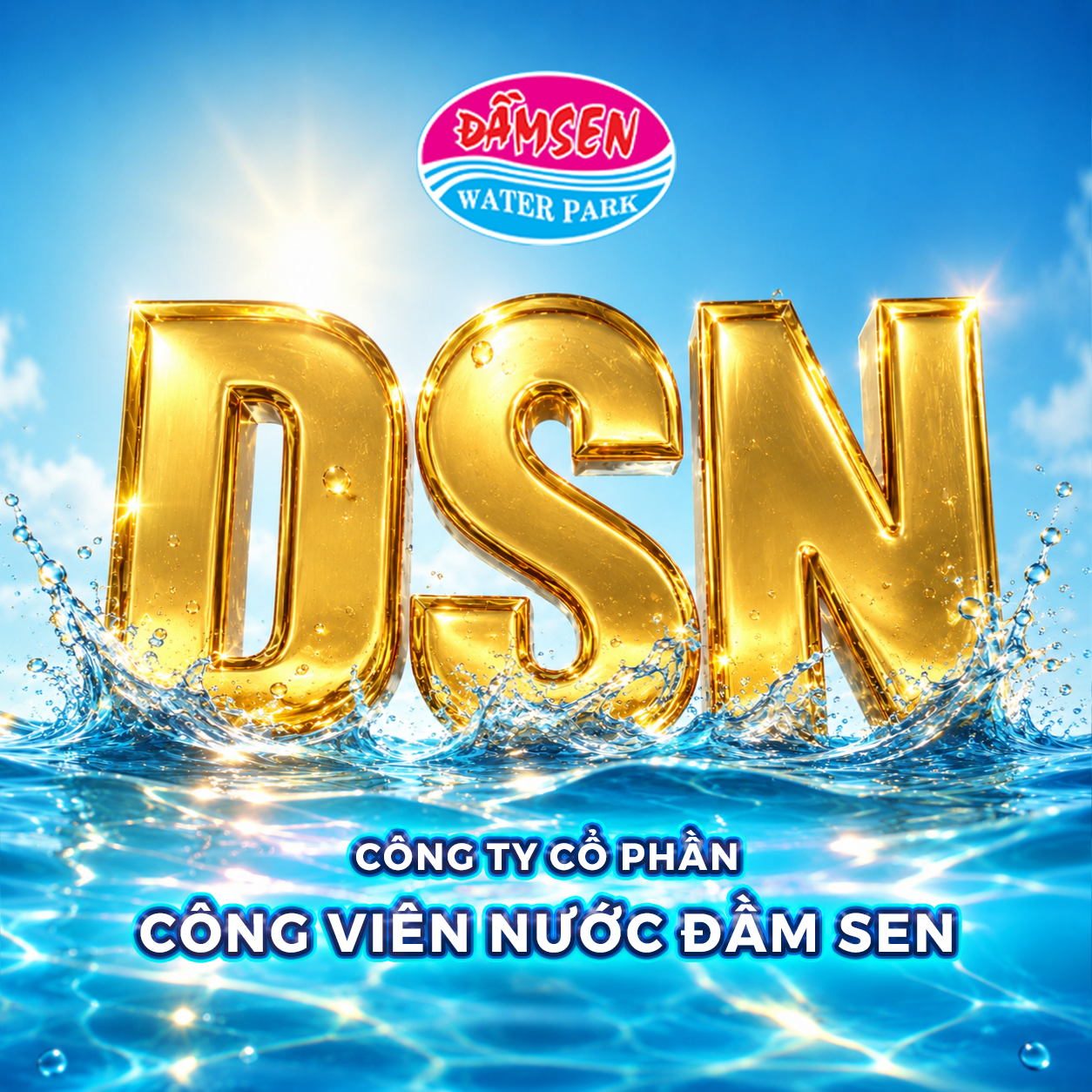 Mã chứng khoán DSN Công ty Cổ phần Công viên nước Đầm Sen