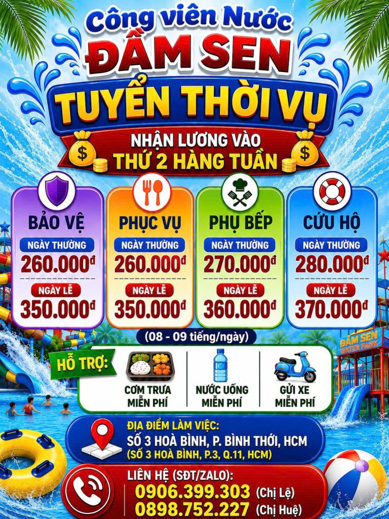 tuyen dung dam sen nuoc dsn