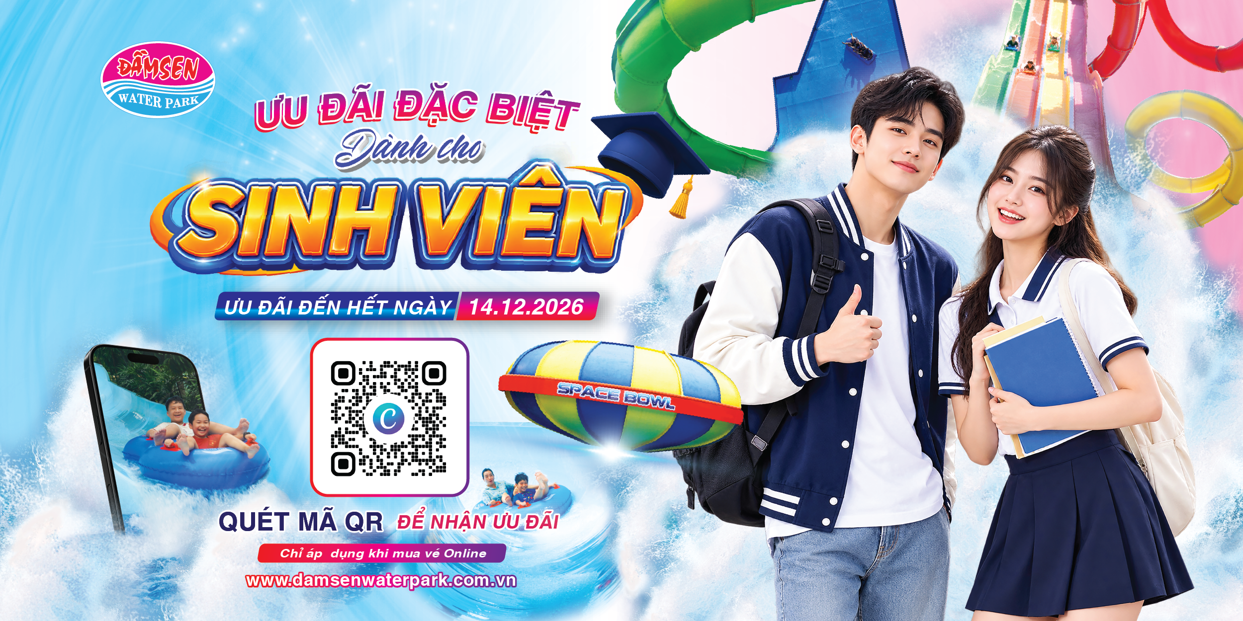 SINH VIÊN ƠI, ĐI ĐẦM SEN NƯỚC THÔI! ƯU ĐÃI VÉ CHỈ 170.000Đ 9 ve uu dai sinh vien 2026, chi con 170k